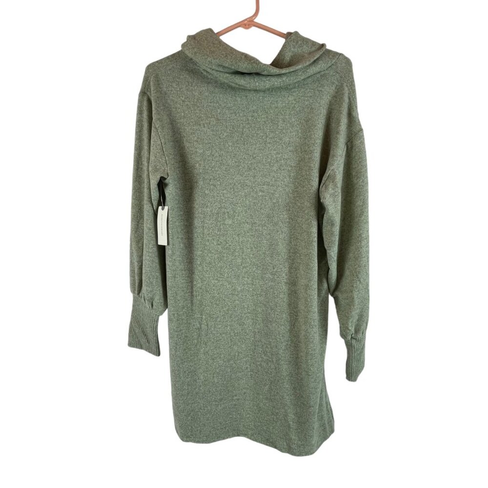 Maeve Anthropologie Oversized Cowl Neck Moss Sweater Sz Small Womens Soft Tunic‎ - Picture 2 of 10